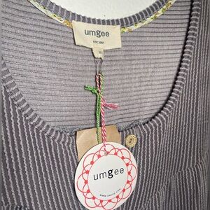 Edit:Sold off the app Umgee Charcoal Ribbed Knit Romper